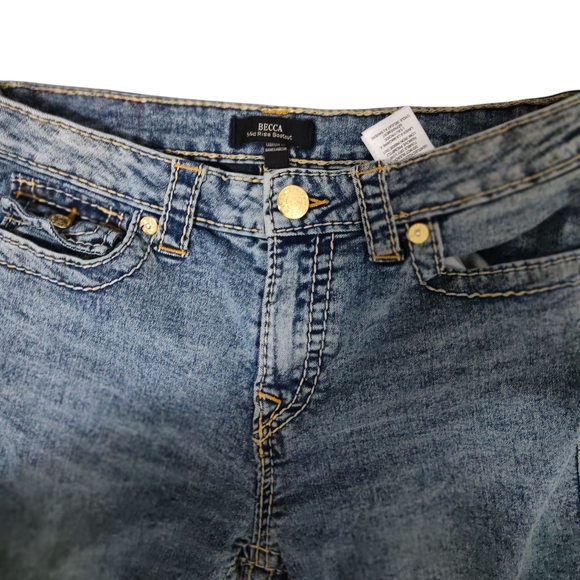 "True Religion Women’s Flare Jeans 💛🖤 Size 28 — rare gold + black combo, - Picture 8 of 8